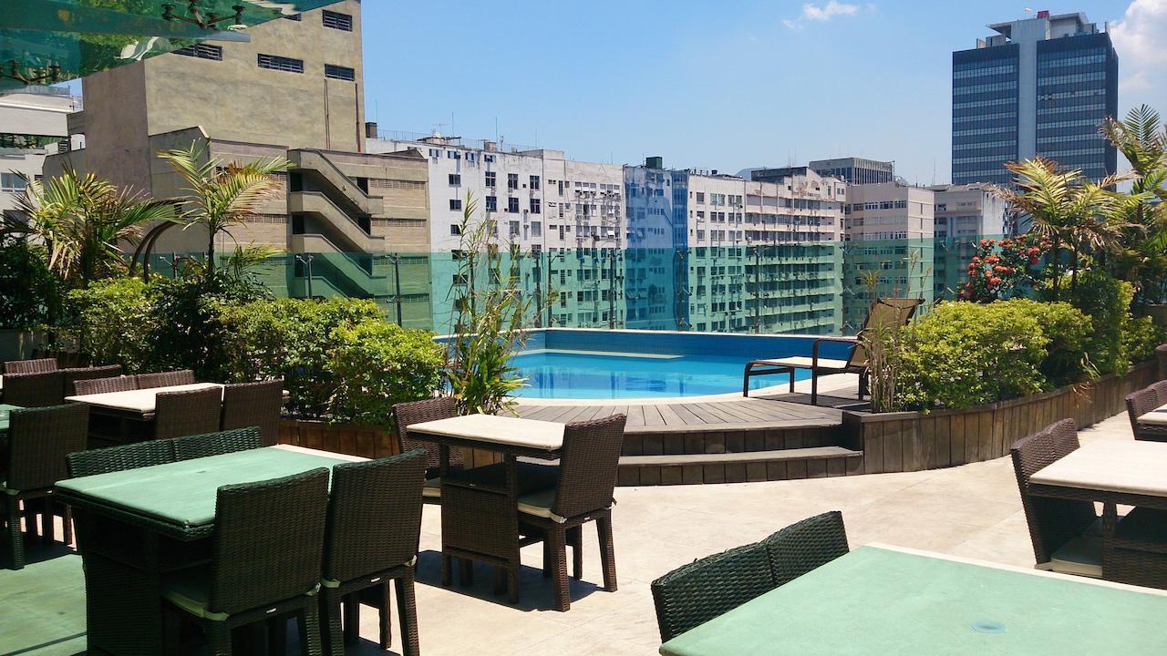 ריו דה ז'ניירו Hotel Atlantico Tower מראה חיצוני תמונה Rooftop pool of a hotel in Santiago de Chile
